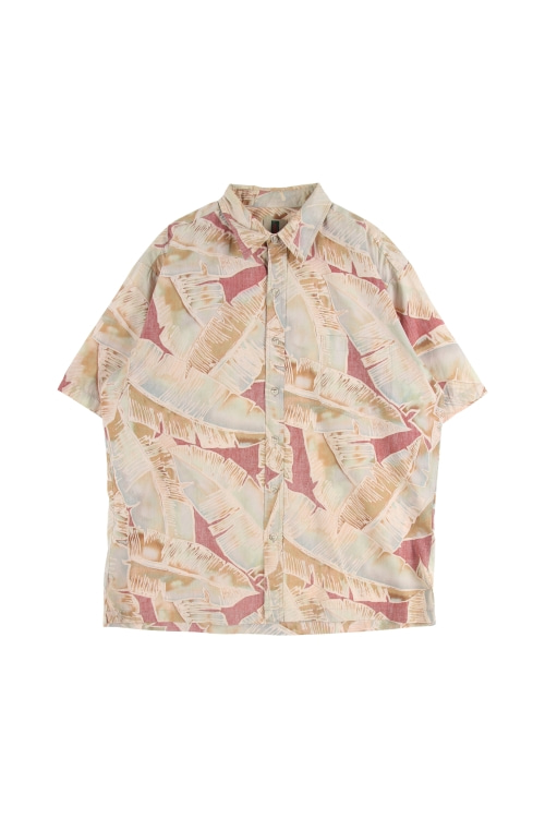 TORI RICHARD (Man - L) 원 포켓 하와이안 패턴 반팔 셔츠