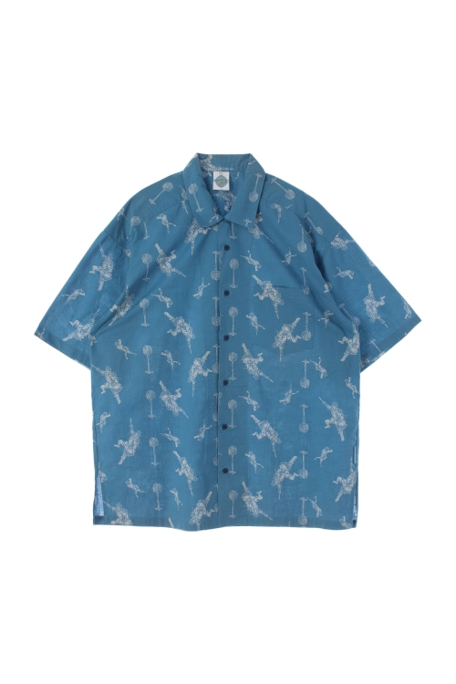 JAPAN (Man - XL) 코튼 패턴 반팔 셔츠