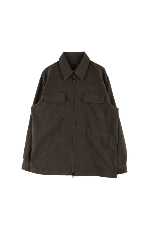 JAPAN (Man - L) 폴리 코튼 집업 긴팔 셔츠 자켓